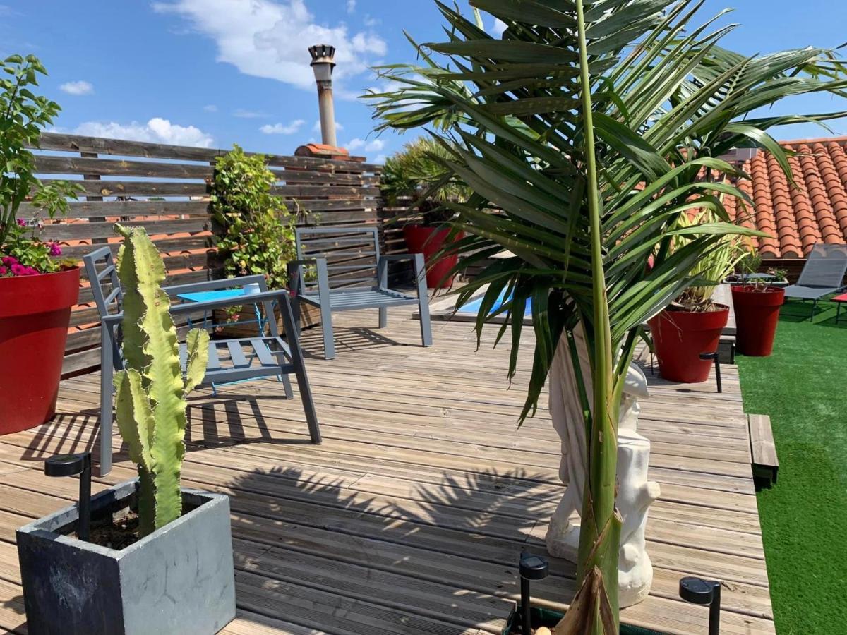 Le Patio Pere Pigne Guestroom 佩皮尼昂 外观 照片